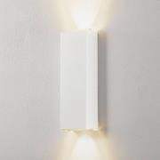 Lucande Anita LED-væglampe, hvid, højde 26 cm