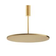 OLEV LED-loftlampe FLUENTIS, guld, Ø 54 cm, metal 2.700 K