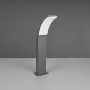 LED-gadelampe Beja, antracit, aluminium, højde 60 cm