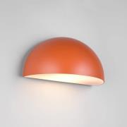 Udendørs væglampe Maas, abrikos, trykstøbt aluminium, E27