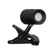LED-batteridrevet klemlampe Magnetics, sort, dæmpbar, CCT