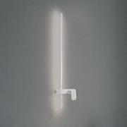 Væglampe EASY LEFT, hvid, bredde 80 cm, metal, GU10 + LED