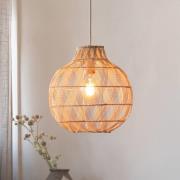 GOOD & MOJO Hængelampe Mendoza, natur, Ø 35 cm, bambus E27