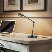 Lindby bordlampe Jyla, sort, 2700K, GX53, jern