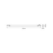 OSRAM LED-lysliste TUBEKIT, 150 cm, 4.000 K hvid afbryder