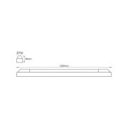 OSRAM LED-lysliste POWER BATTEN, 3.000 K, 120 cm, 1 lyskilde