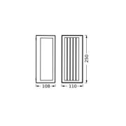 OSRAM udendørs væglampe ENDURA CLASSIC RADICK, mørkegrå, IP65