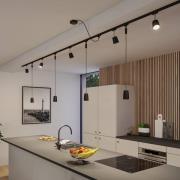 Paulmann URail kabelføring Zigbee 1 m, sort mat