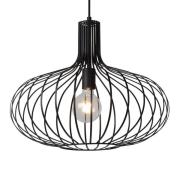 Manuela hængelampe i sort, 50 cm