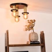 Anaka loftlampe, loftrondel med 3 lyskilder