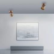 PURE LED-loftspot Cup, bronzefarvet, Ø 9,5 cm, metal