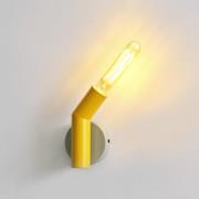 OSRAM væglampe Decor Straw, 1 lyskilde, grå/gul, stål, E27