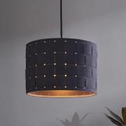 OSRAM hængelampe Decor Felt Weaving, Ø 28 cm, grå, filt E27