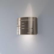 Væglampe Oisin, guld, metal, højde 22 cm, E27