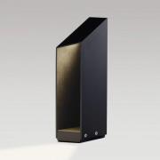 MARSET LED-sokkellampe Domus, højde 37 cm, sort, aluminium