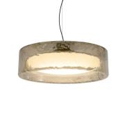 MARSET LED-hængelampe Ringo, Ø 90 cm, røggrå, plast