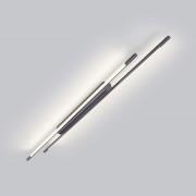 Helestra LED-loftlampe LEDA, titangrå, 150 cm, dæmpbar