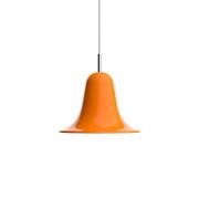 Verpan Pantop hængelampe, orange, Ø 23 cm, metal, E14