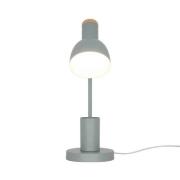 Bordlampe Devone, støvgrøn, højde 43 cm, metal