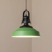 Hængelampe Craft, grøn, metal, Ø 41 cm, E27