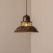 Hængelampe Tibet, antikbrun, Ø 34 cm, metal, E27