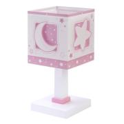 Børnens bordlampe Moonlight Pink, G4, bredde 14 cm