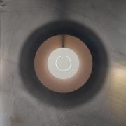 Knikerboker LED-væglampe DoppioZero, lyserød/hvid, Ø 30 cm