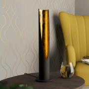 LED-bordlampe Barbotto i sort/guld