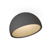 Vibia Duo 4876 skrå LED-loftlampe, grafit