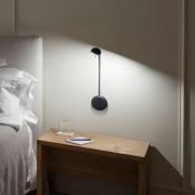 Vibia Pin 1680 LED-væglampe, 39 cm, sort