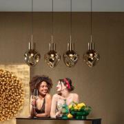 KARE hængelampe Supernova, ravfarvet, 110 cm, E27