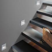 Paulmann LED-sensor-vægindbygningslampe Edge Quadro, hvid 8x8 cm