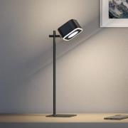 Paulmann LED-batteridrevet bordlampe Varia, sort, 37 cm, dæmpbar CCT