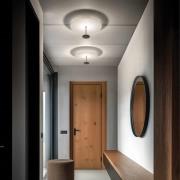 LED-loftlampe Stilo_S, sort, Ø 35 cm