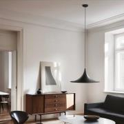 Hængelampe Morgana, sort/nikkel, metal, Ø 48 cm, E27