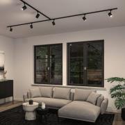 Paulmann URail skinnespot Luxe, sort mat, GU10