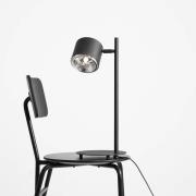 Bordlampe Bot, sort, bevægeligt lampehoved