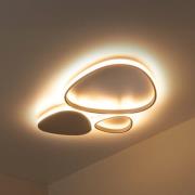 LED-loftlampe Samling, længde 62 cm, taupe, metal