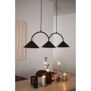 Globen Lighting hængelampe CURVE 3, sort, 3 lyskilder, 95 cm
