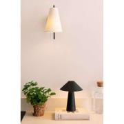 Globen Lighting Akku-bordlampe Cannes, sort 26 cm IP44