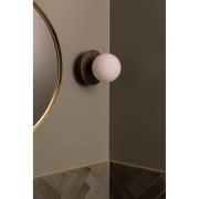Globen Lighting væglampe ART DECO, bronze/hvid Ø 16 cm IP44