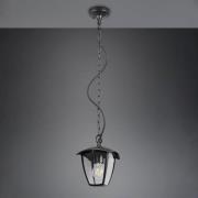 Udendørs hængelampe VENTA, sort, 17 x 17 cm, metal, IP44