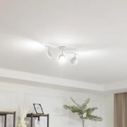 Lindby loftlampe Jyla, 3 lyskilder, hvid mat