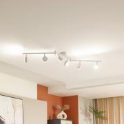 Lindby loftlampe Jyla, 6 lyskilder, hvid mat