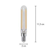 LED-rørpære T20 E14 11,5 cm 2,5 W 2.200 K dæmpbar