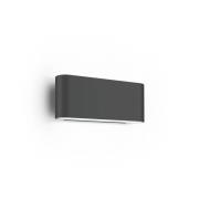 WEVER & DUCRÉ LED-udendørs væglampe Kiosk 1.0 antracit 2700 K