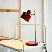Dyberg Larsen bordlampe Ocean, mørkerød, højde 43 cm