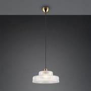 Hængelampe Abella, klar, Ø 35 cm, glas, E27