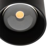 LED udendørs loftlampe 5173, sort, 9 cm, metal, IP54 CCT