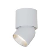 SLC LED-loftspot CUP, hvid/sølv, 927, Ø 7,5 cm, dæmpbar